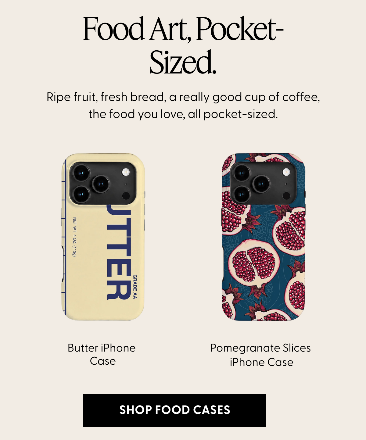 Food Art, Pocket-Sized. | Shop Food Cases
