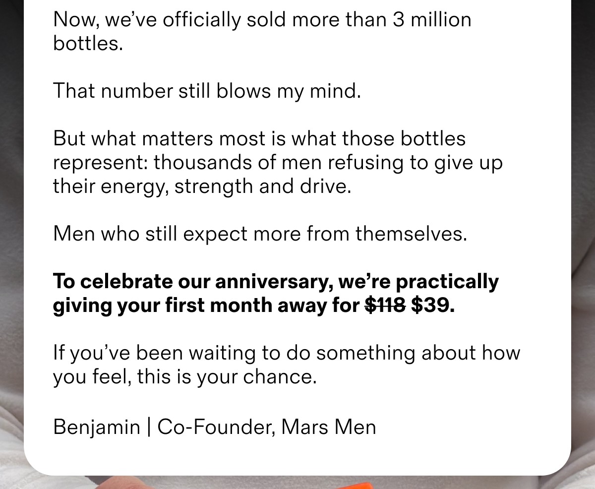 Now, we&rsquo;ve officially sold more than 3 million bottles.