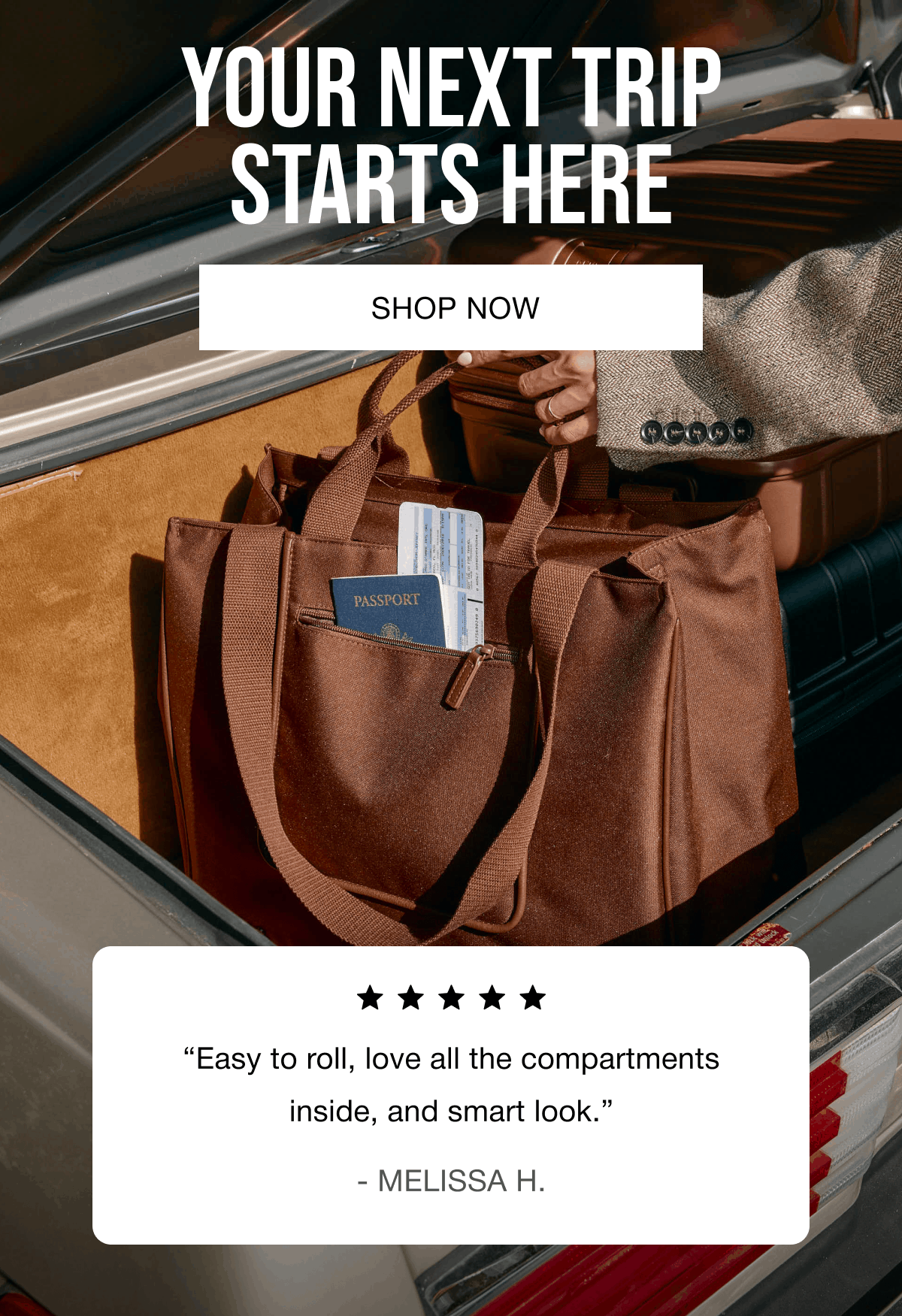 YOUR NEXT TRIP STARTS HERE SHOP NOW