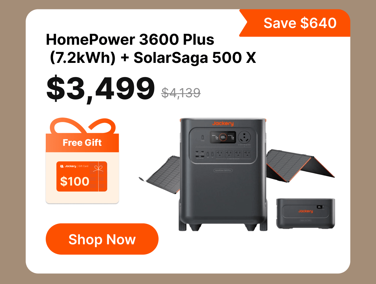 HomePower 3600 Plus (7.2kWh) + SolarSaga 500 X