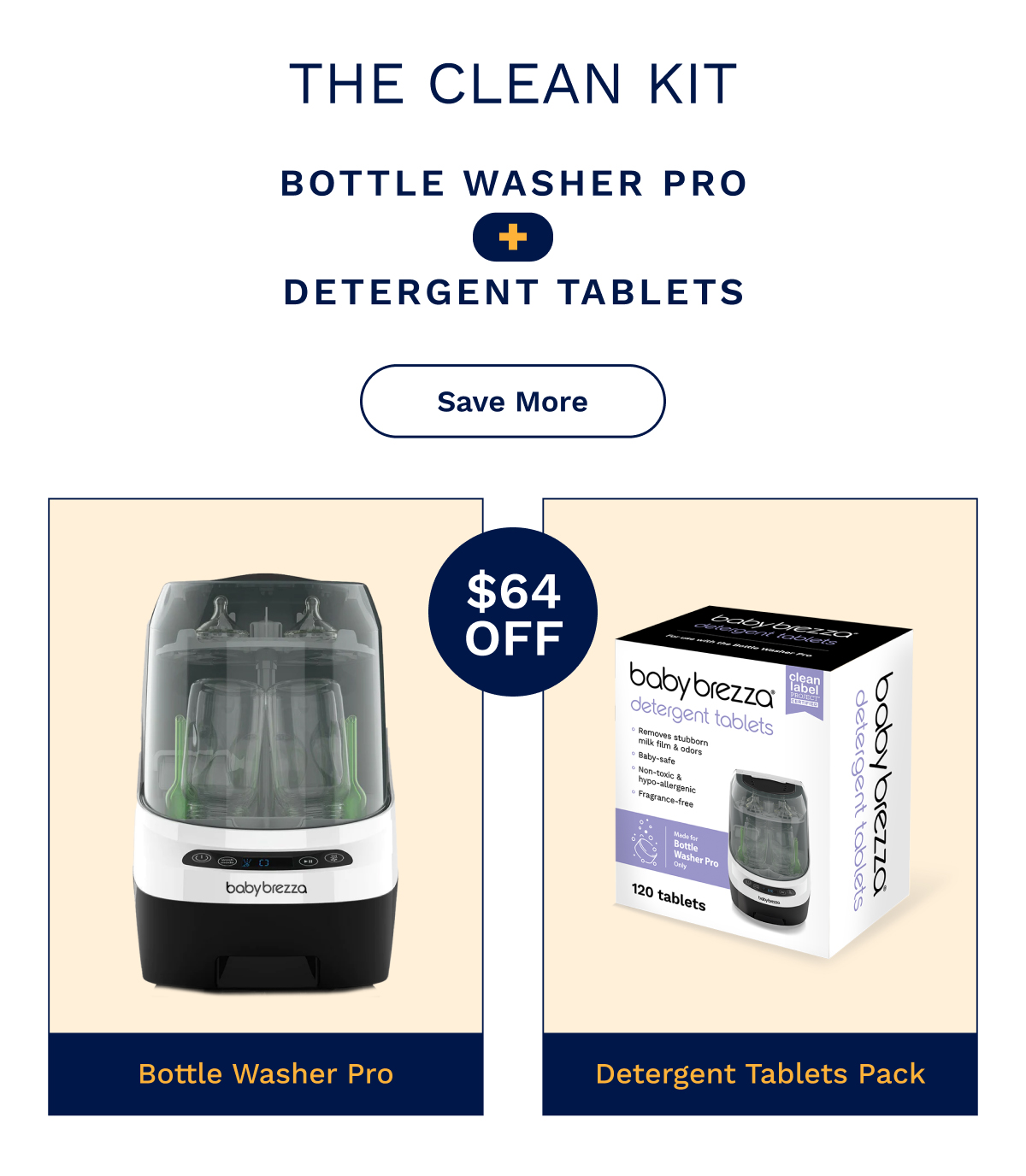 Bottle Washer Pro + Detergent Tablets | Save More