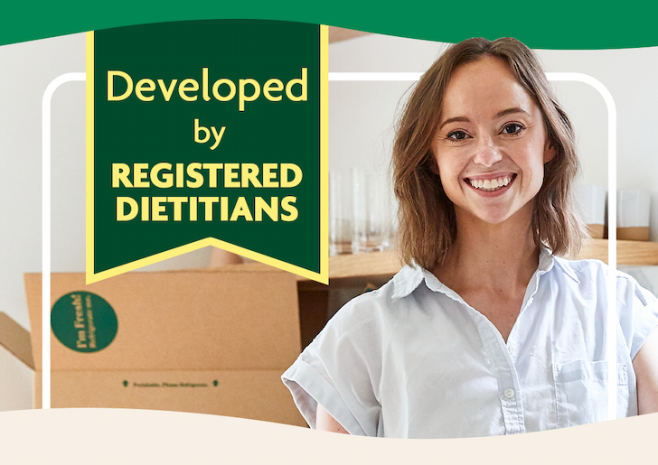 Developed by Registered Dietitians
