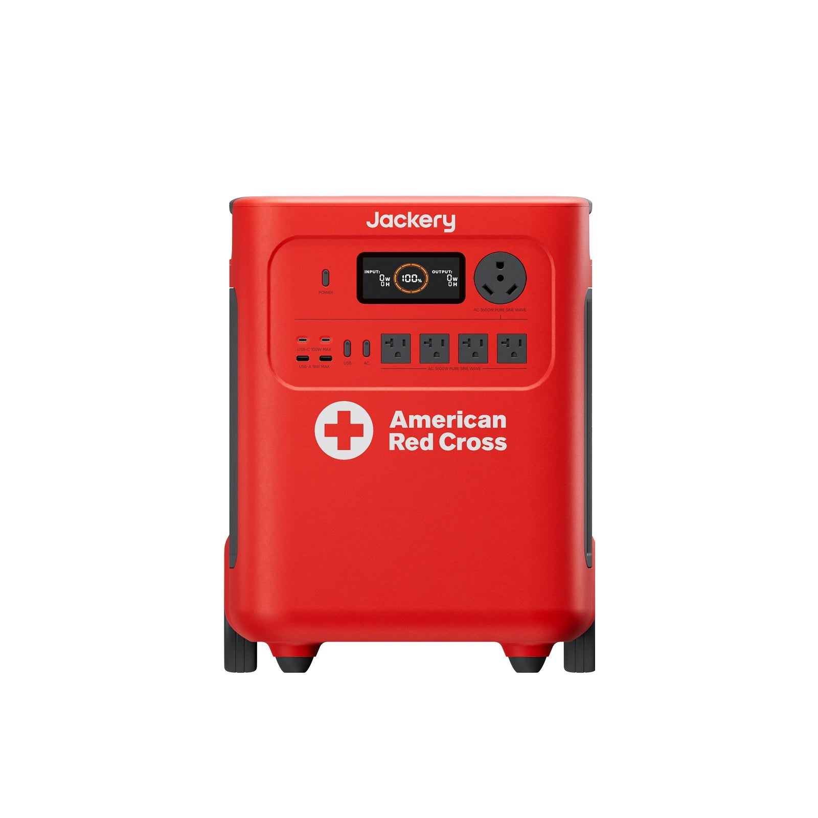 Image of Jackery HomePower 3600 Plus Red Cross Edition