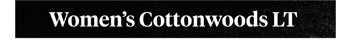 Women's Cottonwoods LT