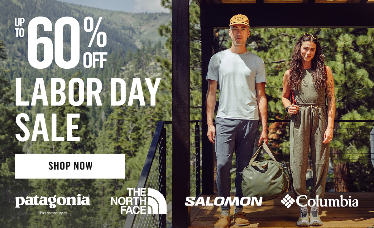 Up to 60% Off Labor Day Sale from Patagonia, The North Face, Salomon, Columbia. Shop Now!