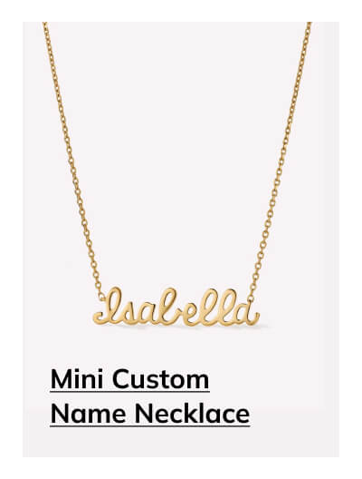 Mini Custom Name Necklace