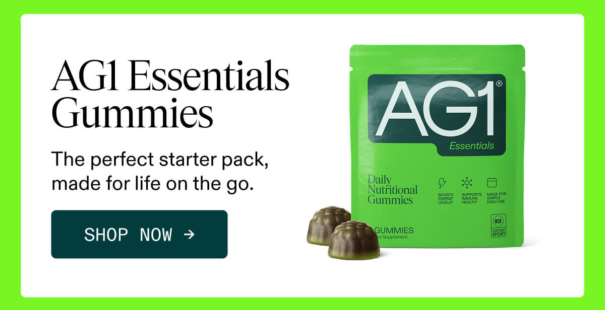 AG1 Essentials Gummies - The perfect starter pack