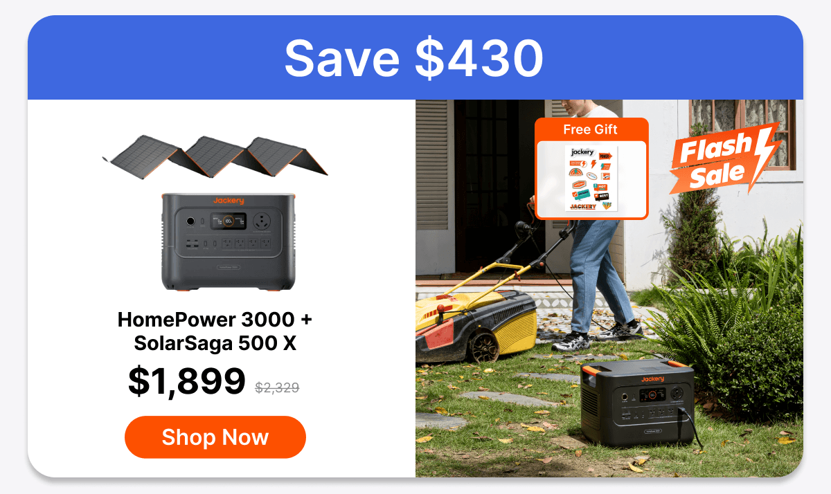 HomePower 3000 + SolarSaga500 X