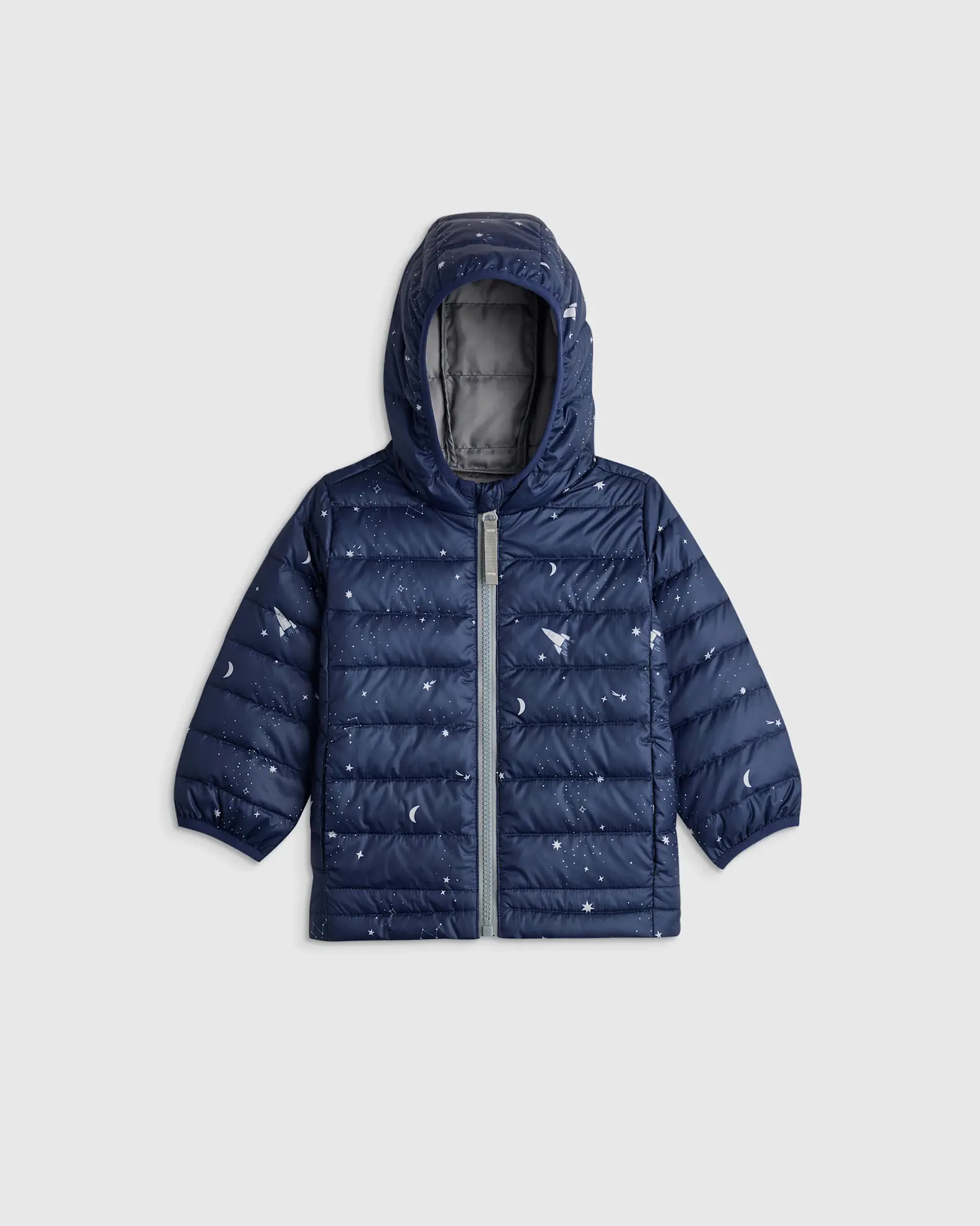 Lightweight Down Hooded Puffer Jacket