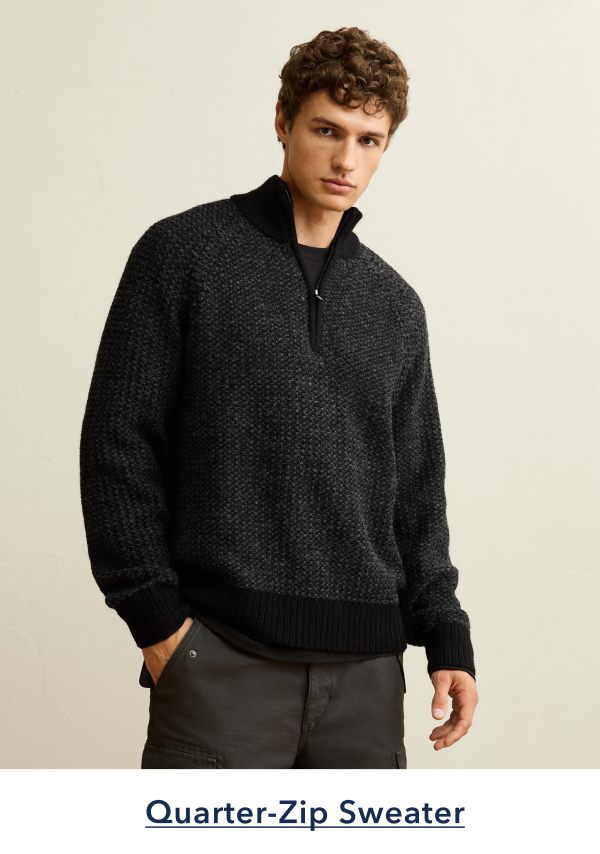 Quarter Zip Sweater