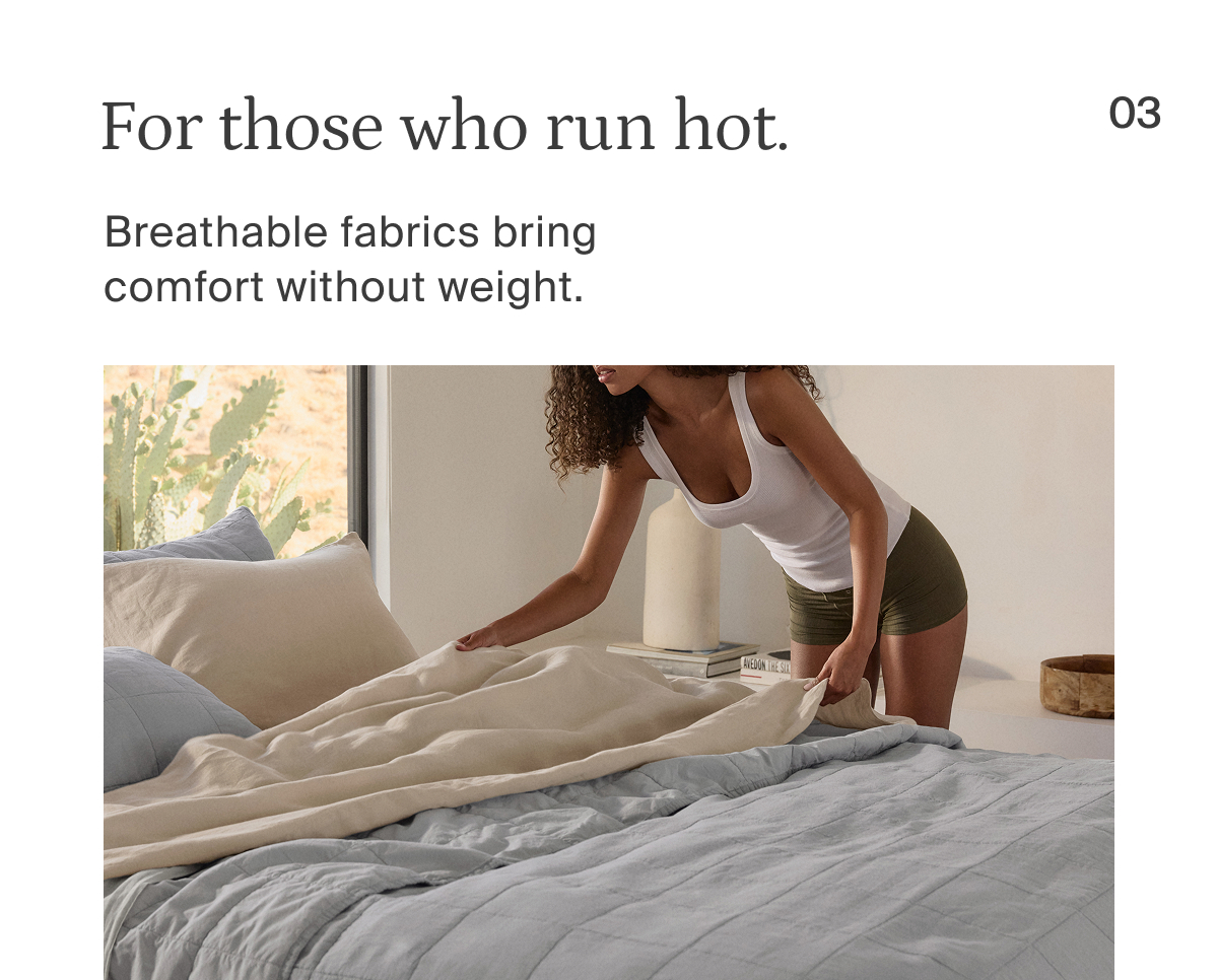 for those who run hot