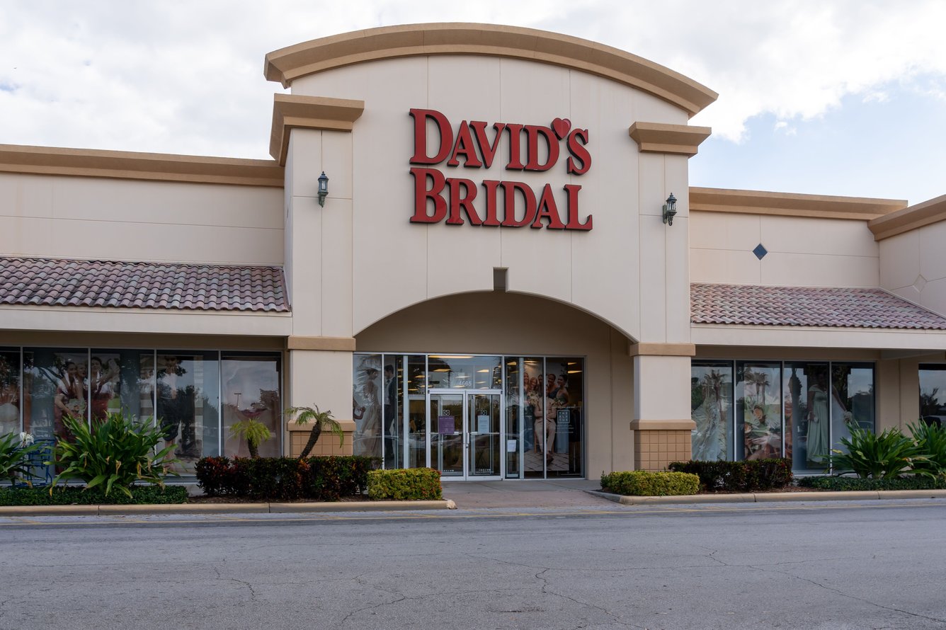 David's Bridal storefront