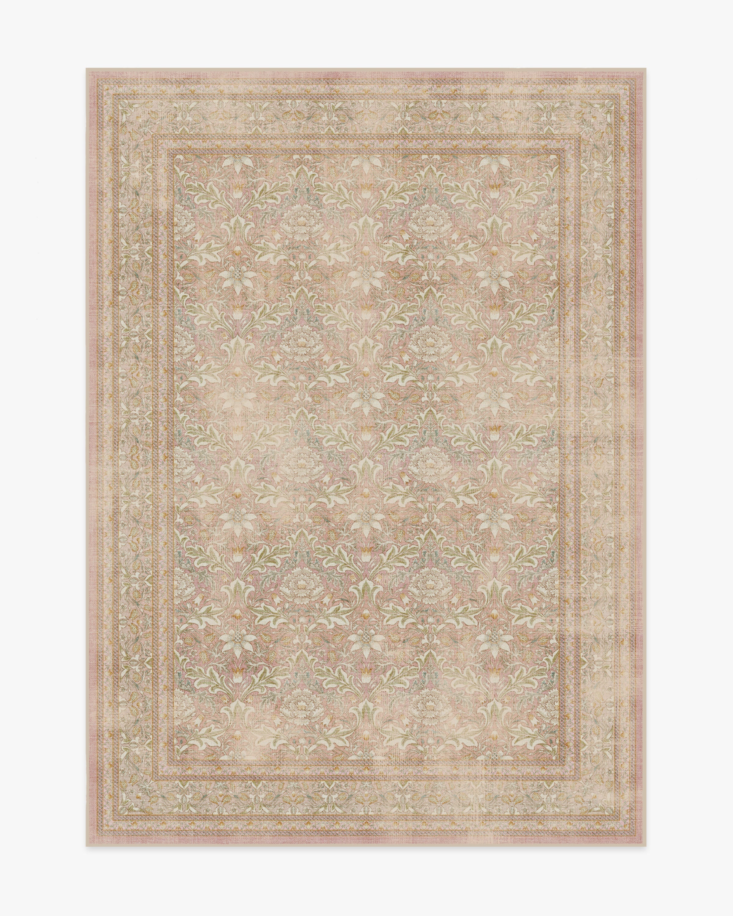 Simply Severn Soft Pink Rug by Morris & Co.