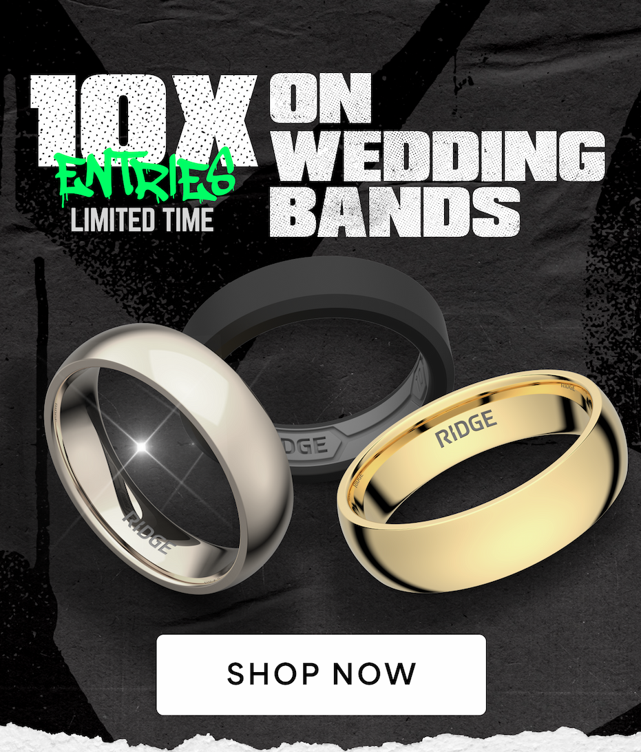 10x Entries on Wedding Bands
