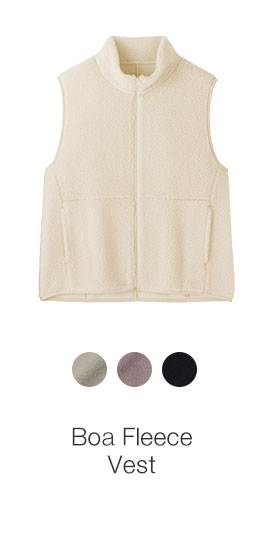 Boa Fleece Vest