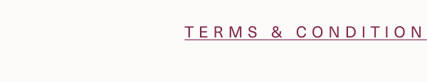 Terms & conditions