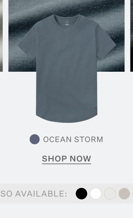Crossover Active Tee - Ocean Storm