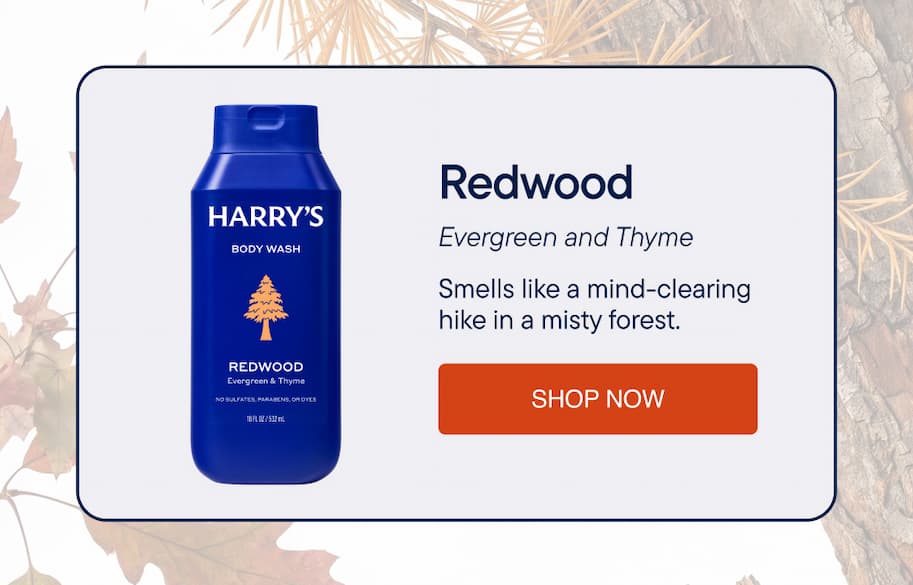 Redwood body wash. Shop now 