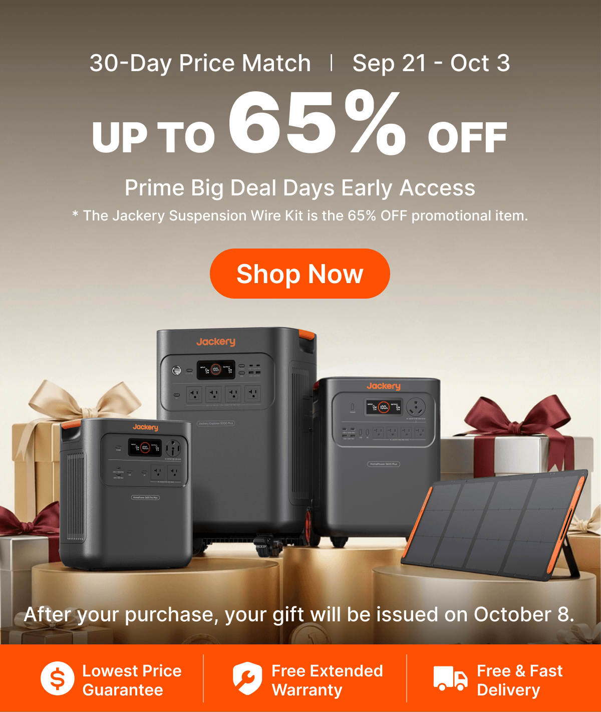 30-Day Price Match  Sep 21 - Oct 3 UP To 65% OFF Prime Big Deal Days Early Access