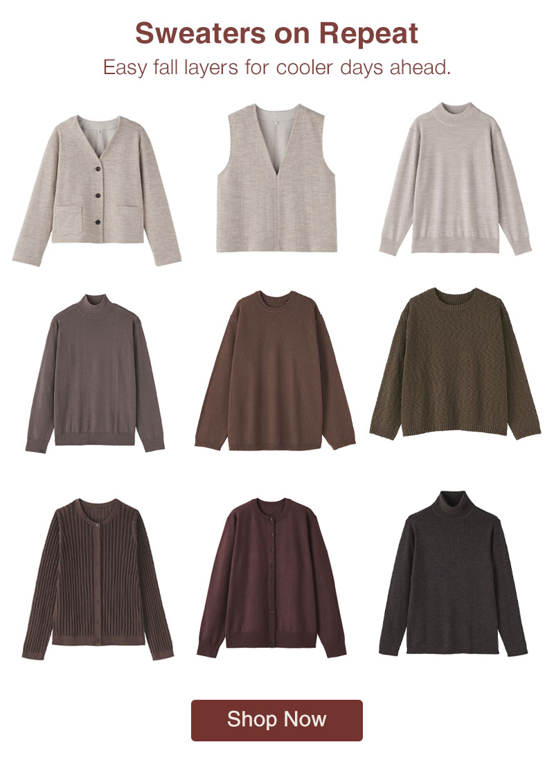 Shop 20% Off Sweaters Online Only!