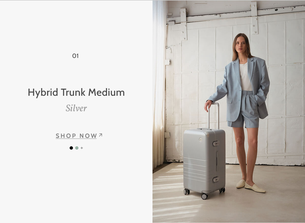 01. Hybrid Trunk Medium. Silver. Shop now.