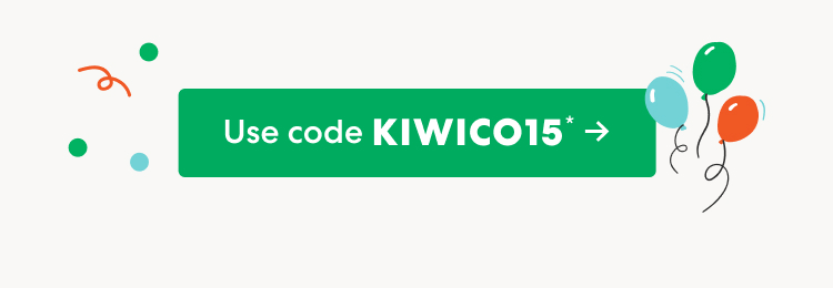 Use code KIWICO15 ->