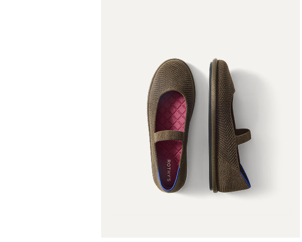 The Cruiser Mary Jane Dark Herringbone