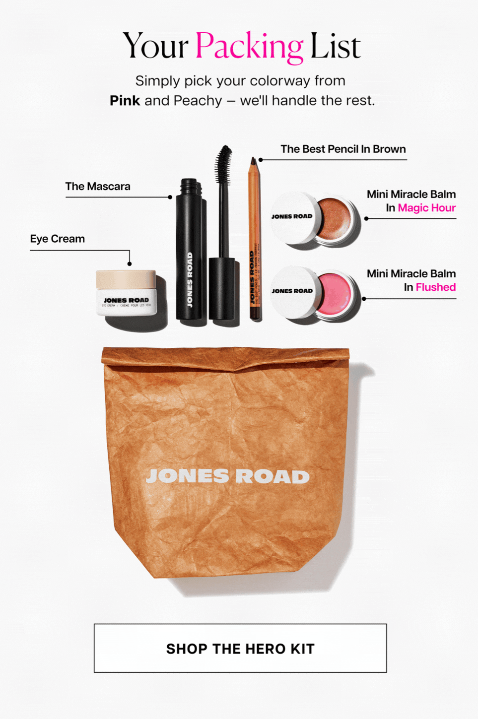 Your packing list