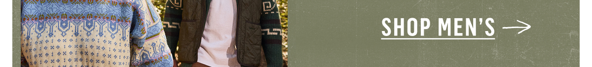 Knits & Sweaters. Shop Men's.