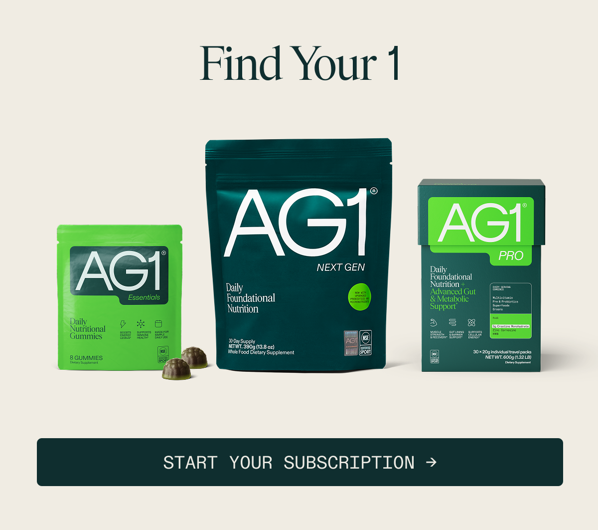 Find Your 1