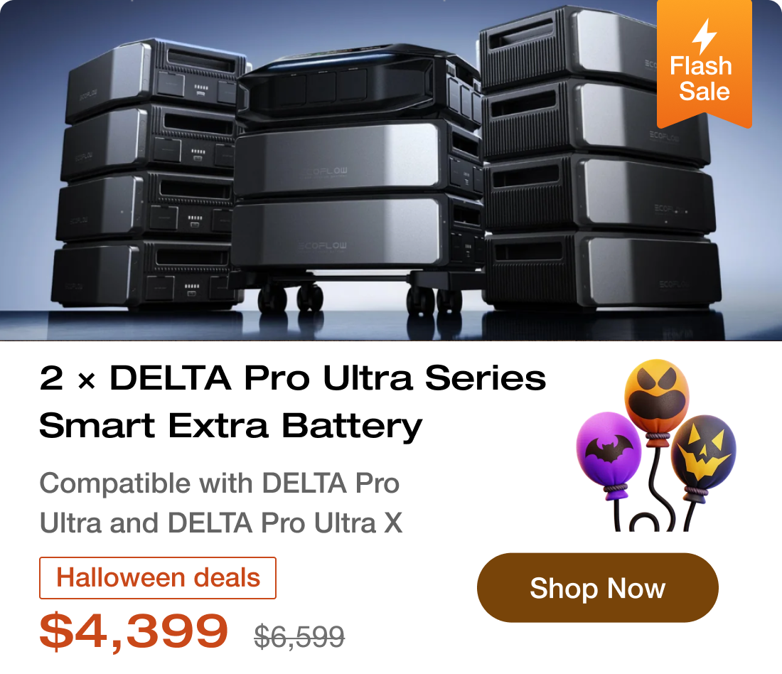 2 &times; DELTA Pro Ultra Series Smart Extra Battery