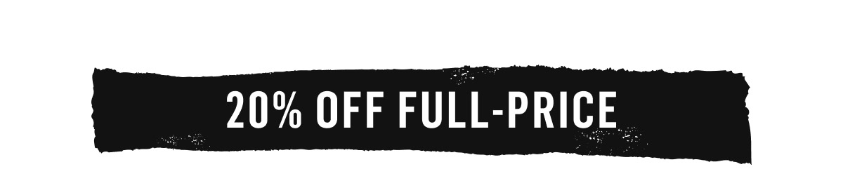 20% Off Full-Price