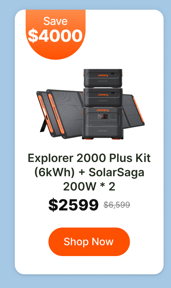 Explorer 2000 Plus Kit(6kWh) + SolarSaga200W*2