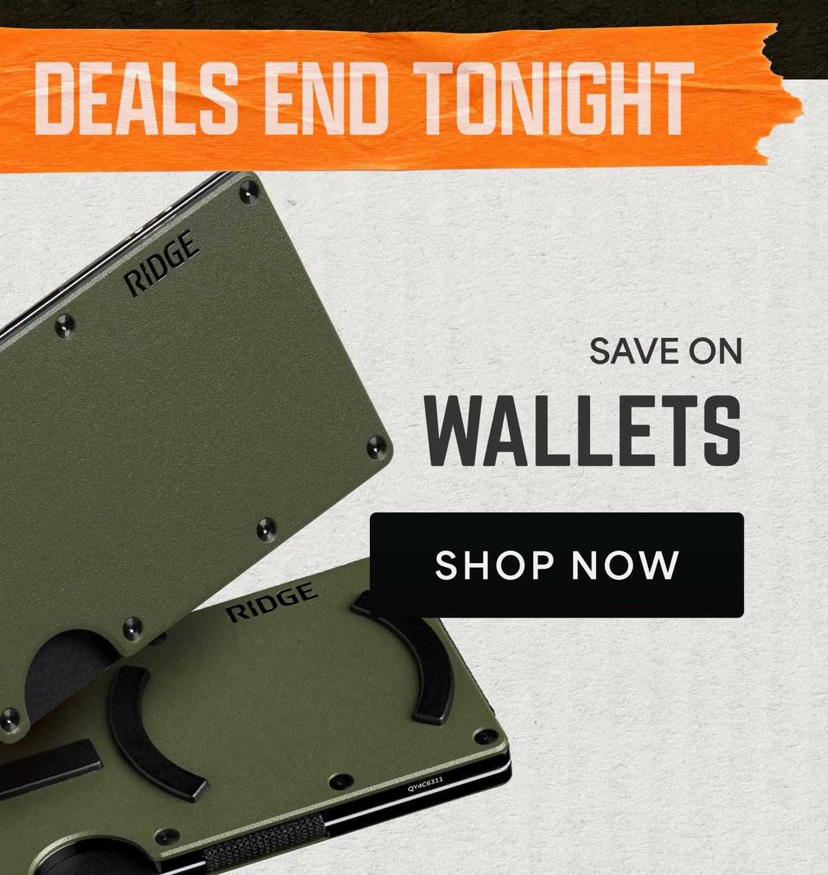Deals end tonight. Save on wallets. Shop now