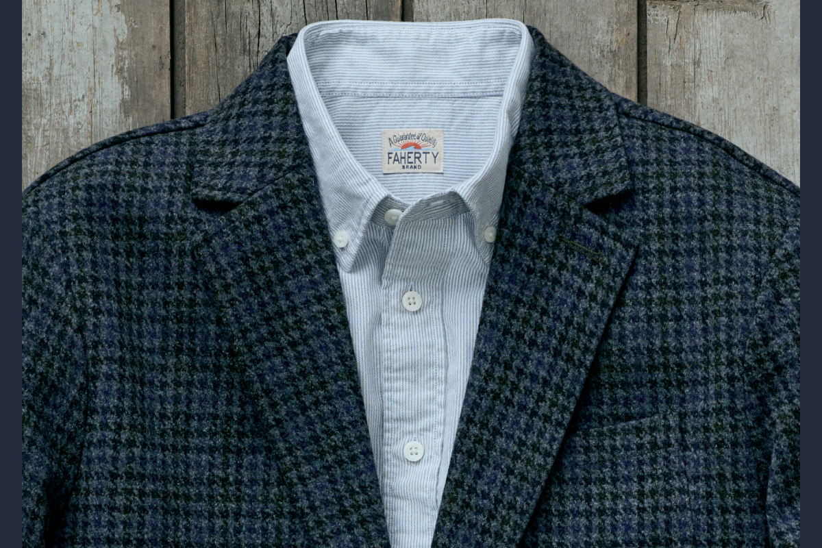 Inlet Knit Tweed Blazer