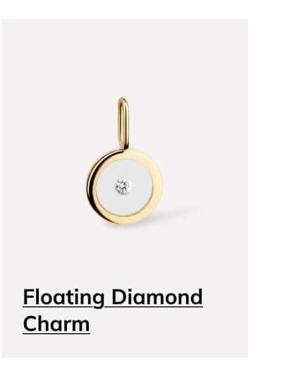 Floating Diamond Charm