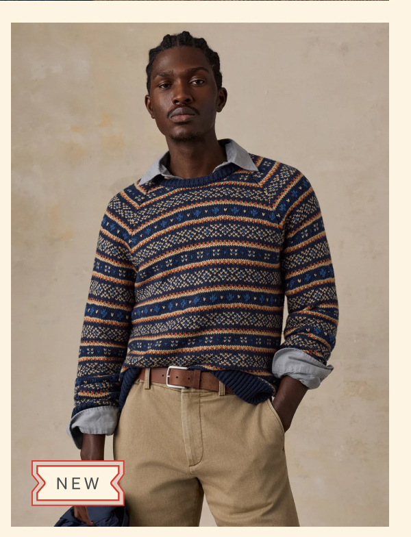 Nordic Sweater Crew - Northern Nights Fairisle