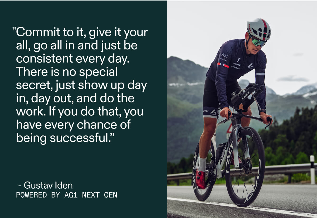 Commit to your routine