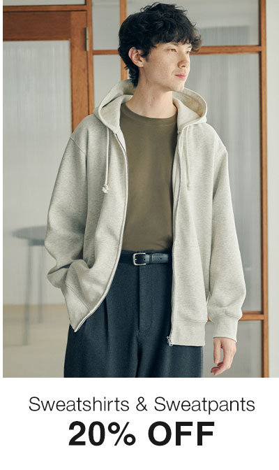 Shop 20% Off Sweatshirts and Sweatpants