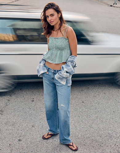 AE Low-Rise Classic Straight Jean