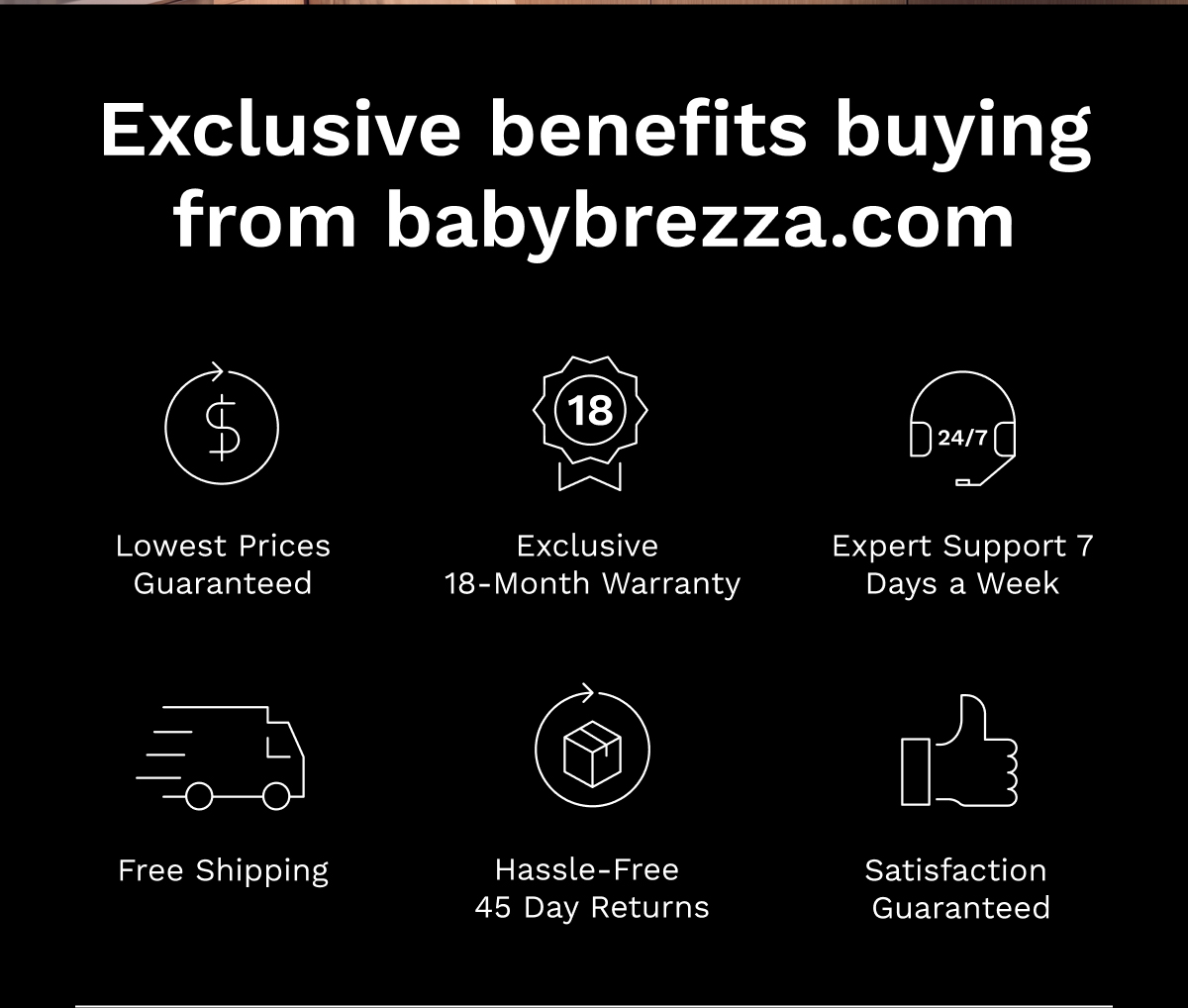 Exclusive benefits buying from babybrezza.com