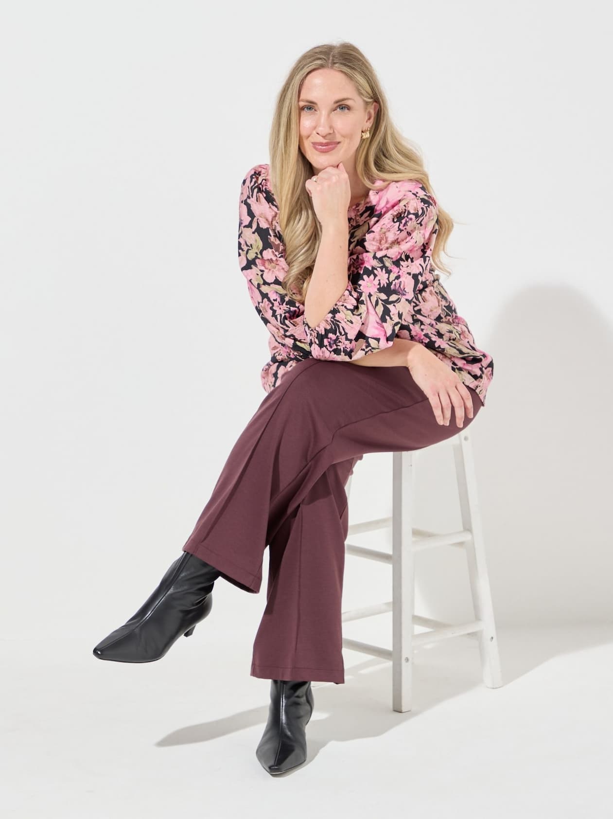Woman modeling new arrival blouse