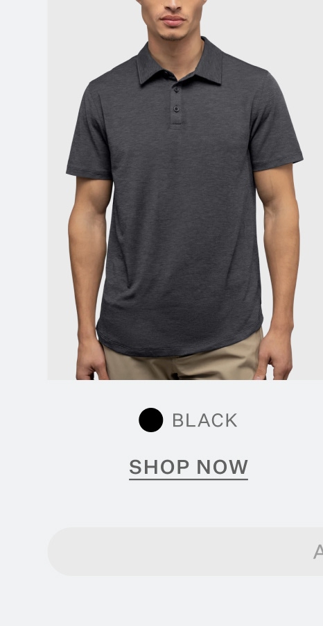 Crossover Polo - Black