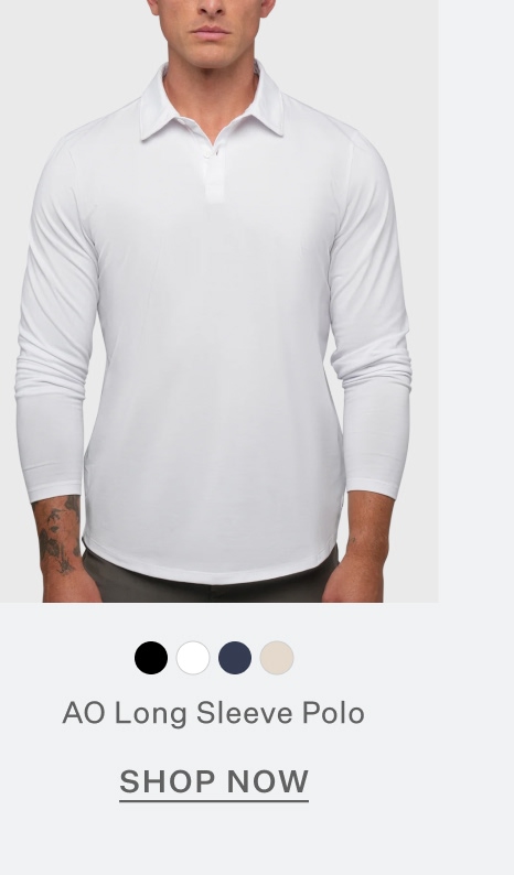 AO Long Sleeve Polo