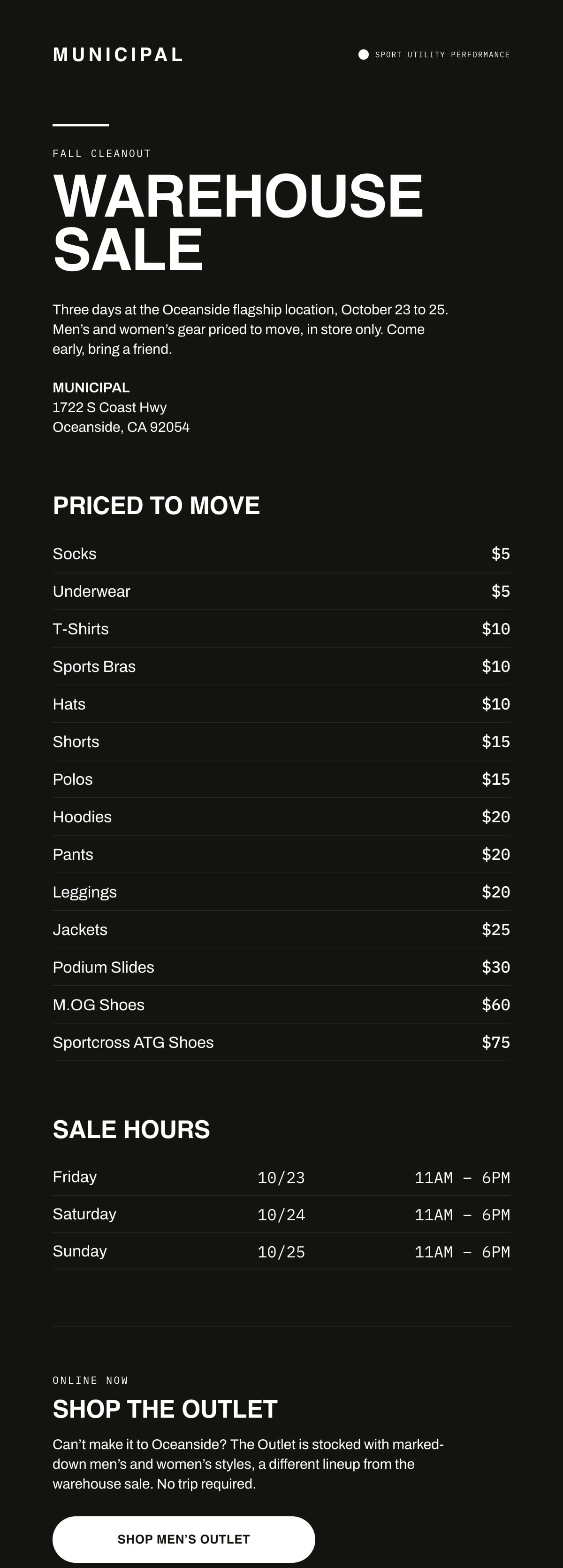 Men's Sale
