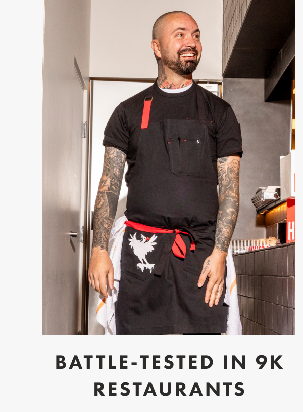 Battle-tested in 9k restaurants