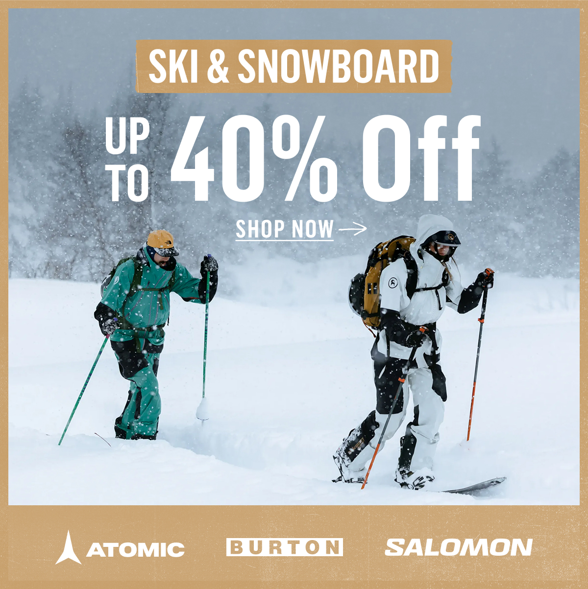Ski & Snowboard On Sale - Up to 40% off | Shop Now