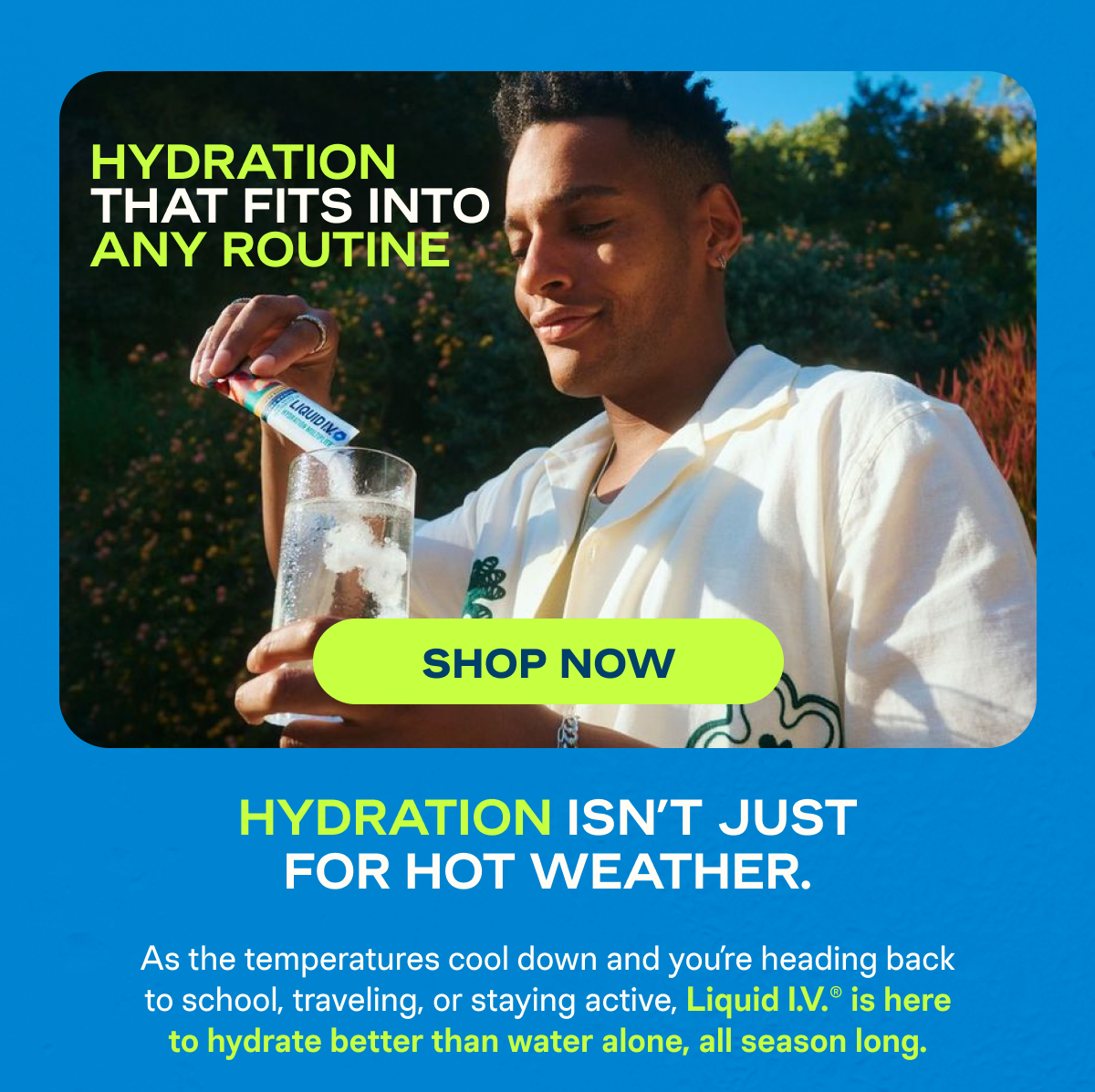 Hydration That Fits Into Any Routine