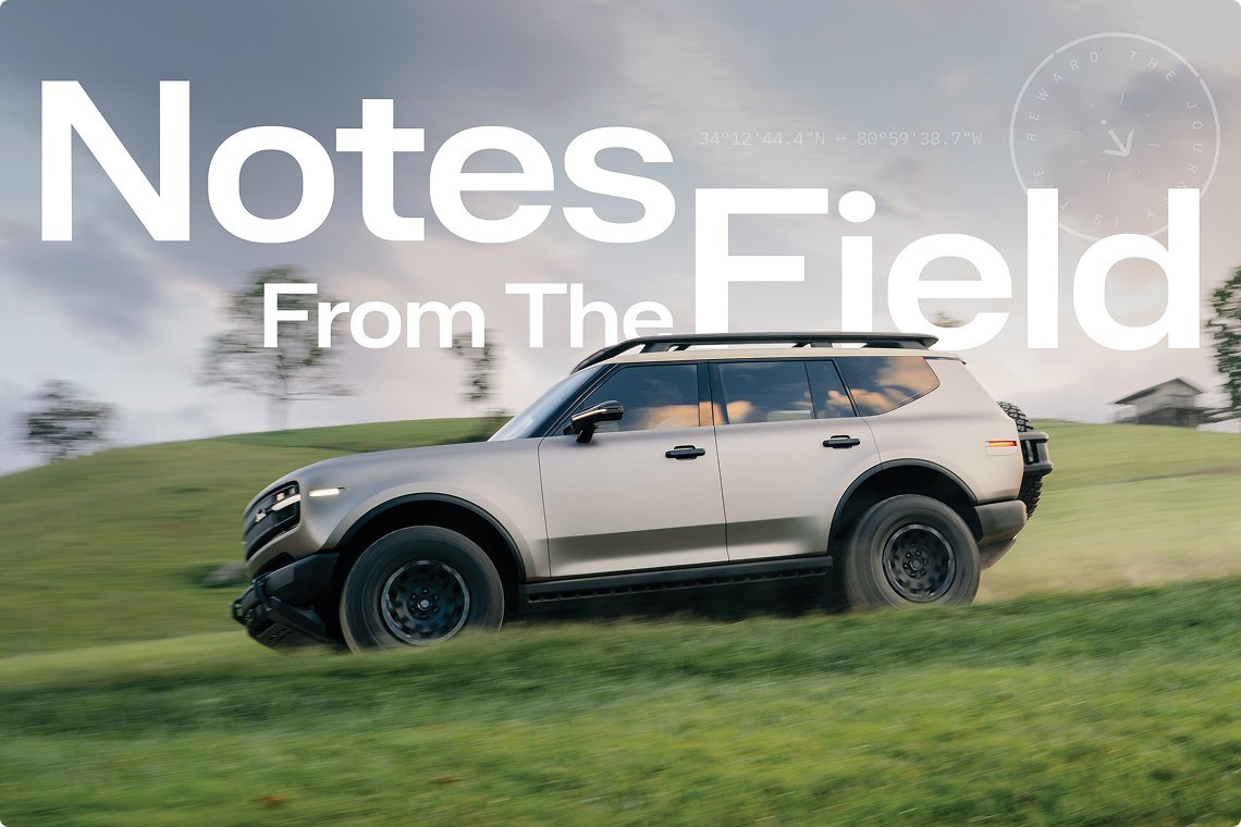 Scout Motors | Notes From The Field