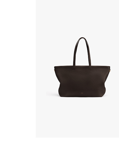 Small Easy Zipper Tote Mocha
